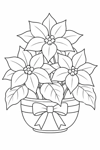 Poinsettia Centerpiece