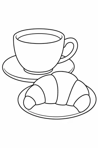 Coffee and Croissant