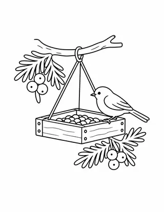 Winter Bird Feeder