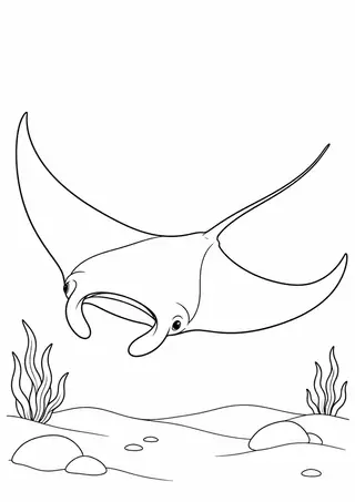 Ray Gliding over Sand