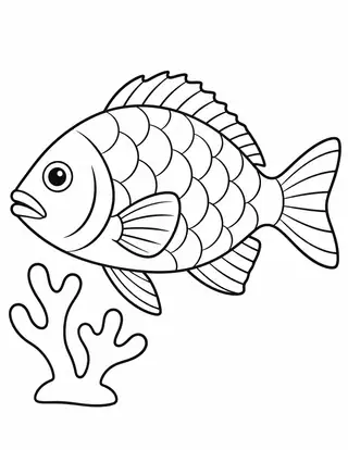Sea Bream beside a Reef