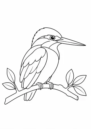 Kingfisher on a Branch