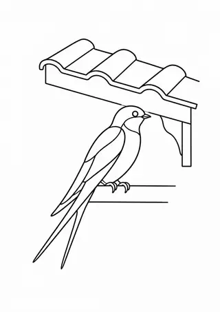 Swallow beneath the Eaves