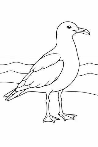 Seagull on the Beach
