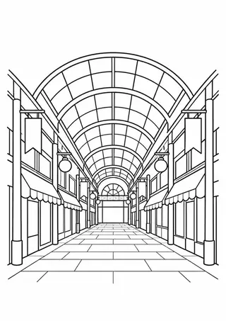 Covered Shopping Street