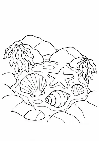 Tide Pool with Shells