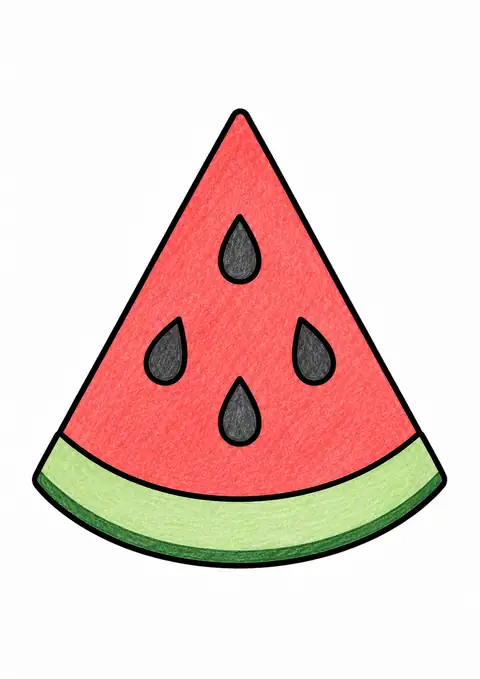 Watermelon Slice color example