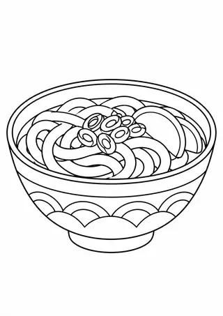 Udon in a Bowl