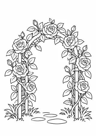 Climbing Rose Arch
