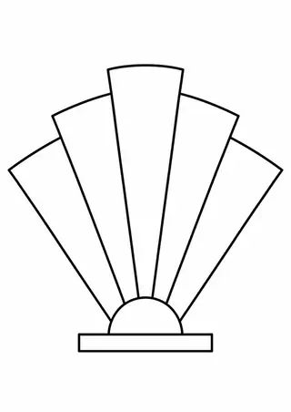 Wide Fan Shaped Rays