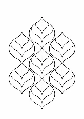 Leaf Shaped Tiles
