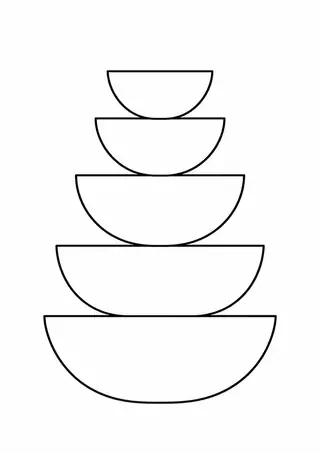 Stacked Semicircles