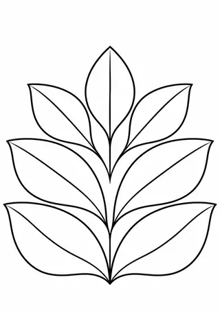 Symmetrical Leaf Pattern