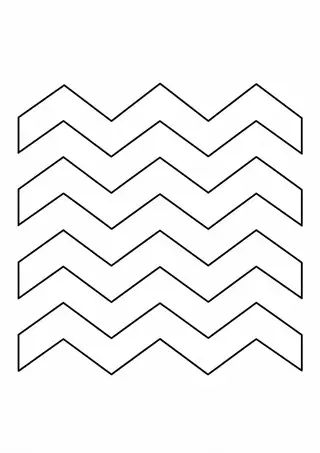 Wide Chevron Pattern