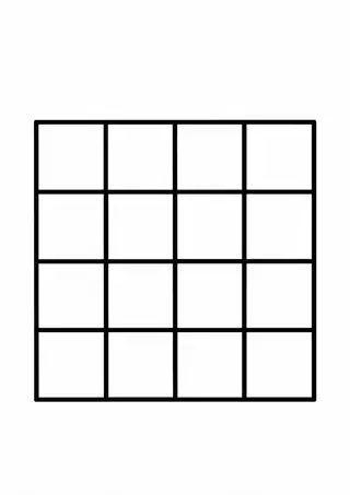 Bold Grid of Squares