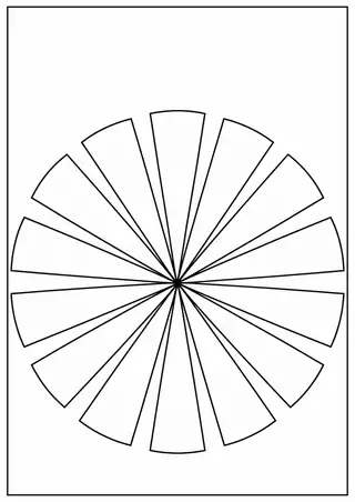 Fans Radiating from the Center