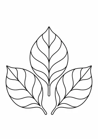 Repeating Three Leaf Shapes
