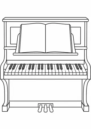 Open Sheet Music at a Piano
