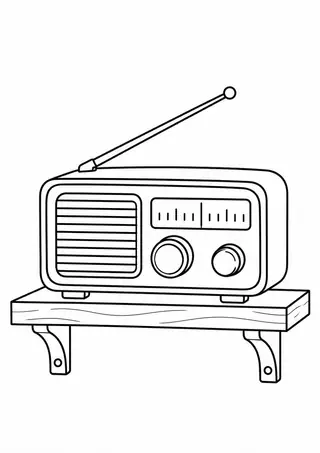 Radio on a Shelf