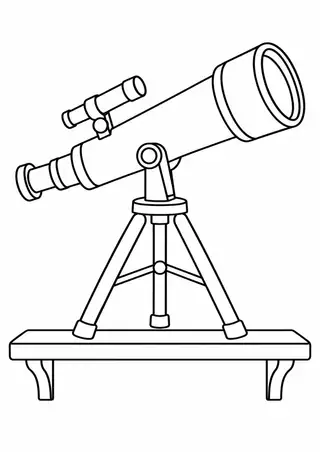 Telescope on a Shelf