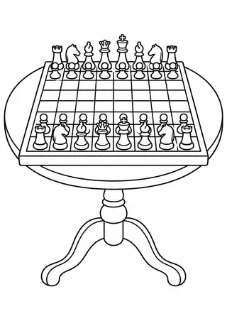 Chessboard on a Small Table