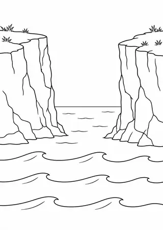 Cliffs above Gentle Waves