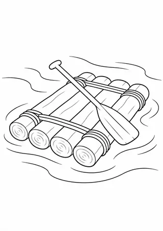 Raft on a River