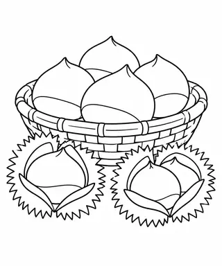栗とかご