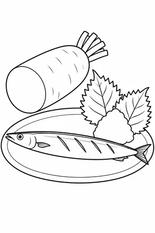 サンマと大根