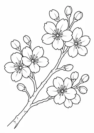 桜の枝