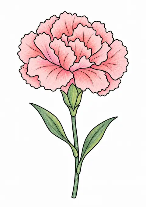 カーネーション 色見本
