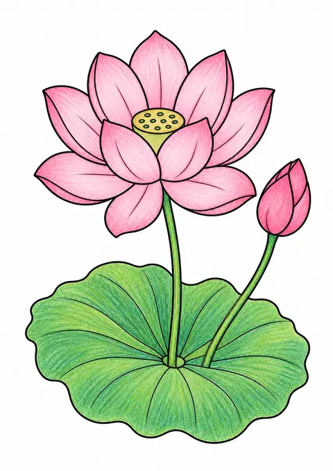 蓮の花 色見本