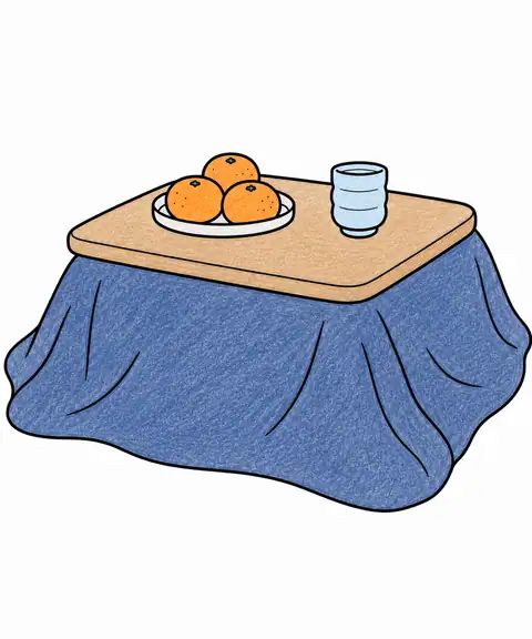こたつとみかん 色見本