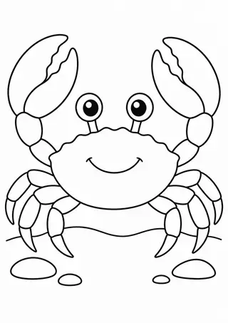 砂地のカニ