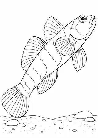 砂の上のハゼ