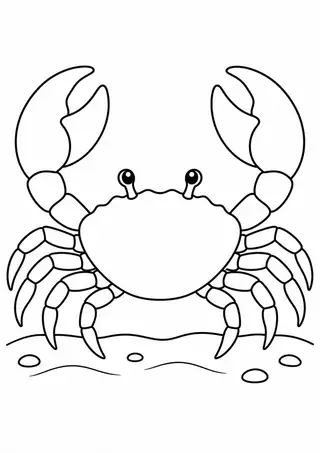 砂浜の小さなカニ