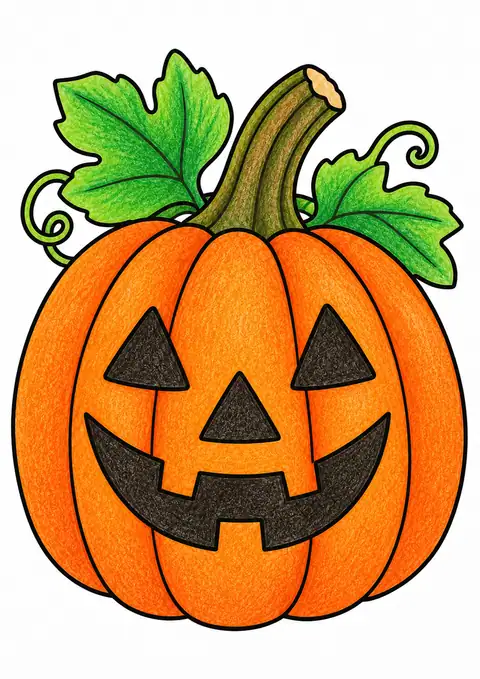 ハロウィーンのかぼちゃ 色見本