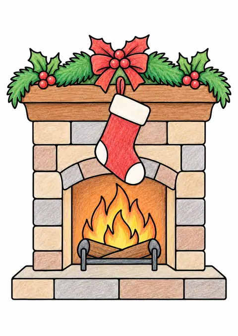 クリスマスの靴下 色見本