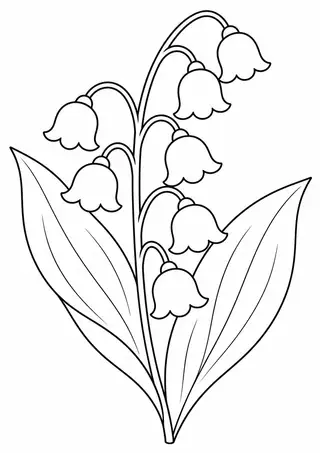 すずらんの小枝