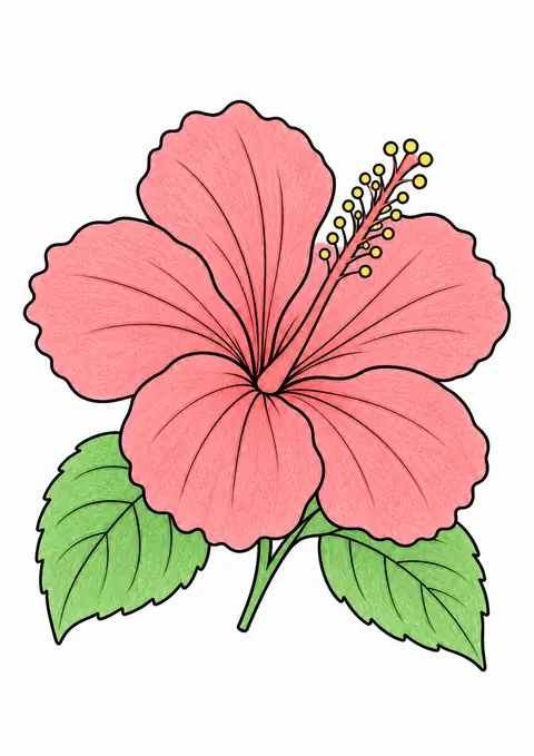 ハイビスカスの花 色見本
