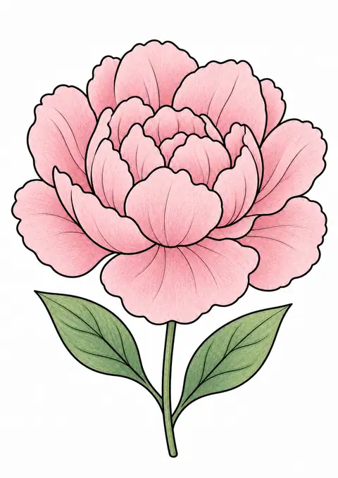 牡丹の大輪 色見本