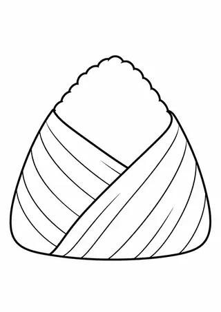 竹皮のおにぎり