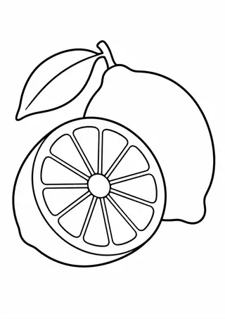 半分に切ったレモン