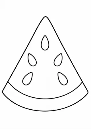 切り分けたスイカ
