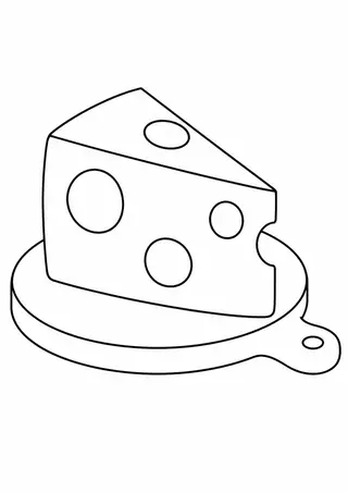 切り分けたチーズ