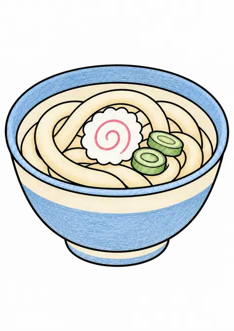 器のうどん 色見本
