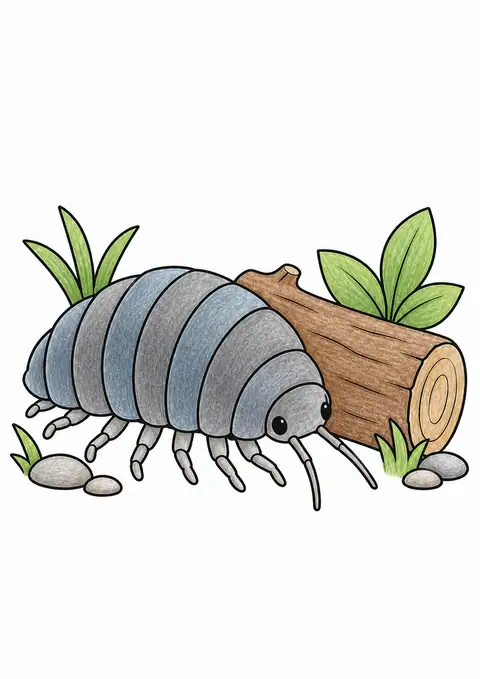 丸太のダンゴムシ 色見本