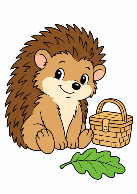 ハリネズミの小さなピクニック 色見本