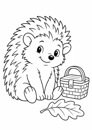 ハリネズミの小さなピクニック