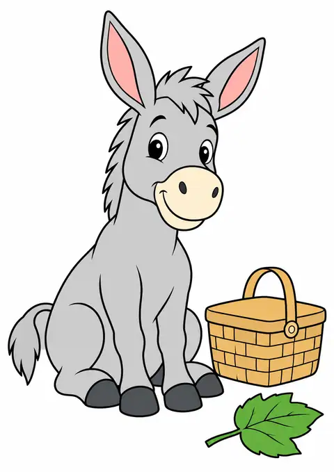 ロバの小さなピクニック 色見本